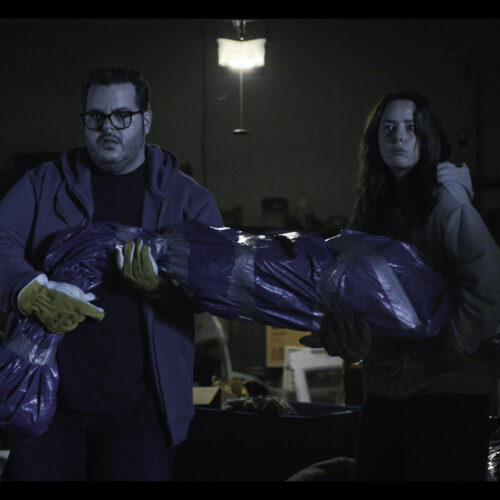 Kaya Scodelarion and Josh Gad