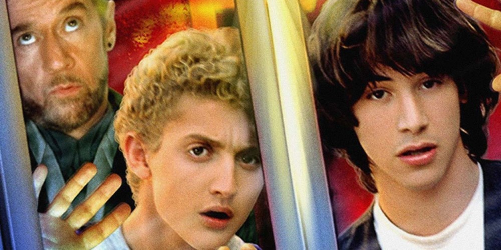 Alex Winter Bill and Ted with George Carlin